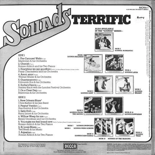 VA - Sounds Terrific (1977) {Decca}