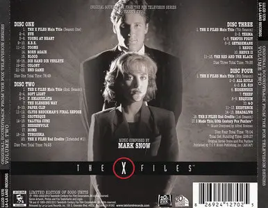 Mark Snow - The X-Files: Original Soundtrack From the Fox Television Series, Volume Two (2013) 4CD, Limited Edition Box Set