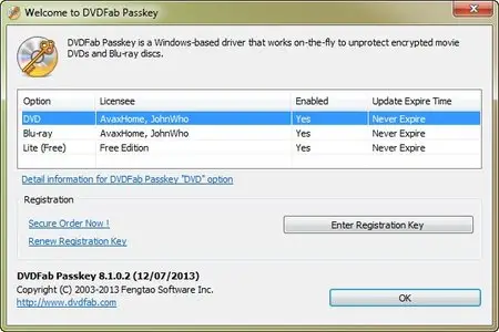 DVDFab Passkey 8.1.0.2