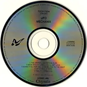 UFO - Mechanix (1982) [Japan 1st Press, 1992]