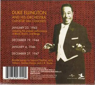 Duke Ellington - Carnegie Hall Concerts (1943-1947) {Prestige 8CD Box Set, Joe Tarantino Remaster rel 2010}