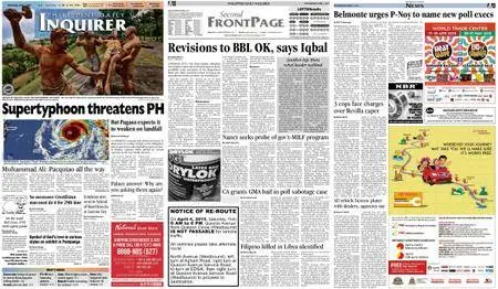 Philippine Daily Inquirer – April 01, 2015