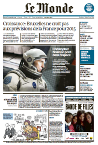 Le Monde Du Mercredi 05 Novembre 2014