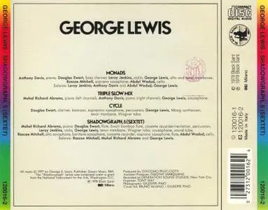 George Lewis - Shadowgraph, 5 (Sextet) (1978) {Black Saint 120016-2}