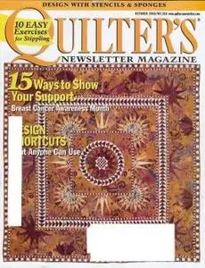 Quilter's Newsletter Magazine - N384,385,386