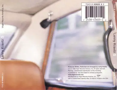Lenny Kravitz - 5 (1998) {Virgin}