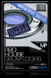 Zenhiser Pro House Drums Loop Multi Pack Wav
