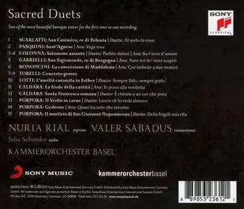 Nuria Rial, Valer Sabadus, Kammerorchester Basel - Sacred Duets (2017)