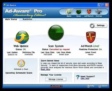 Lavasoft Ad-Aware Anniversary Pro Edition 8.0.3 Multilang Portable 