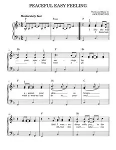 Peaceful Easy Feeling - Eagles, The Eagles (Easy Piano)