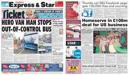 Express and Star Sandwell Edition – October 20, 2017