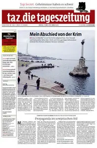 Tageszeitung TAZ vom 17 Maerz 2014