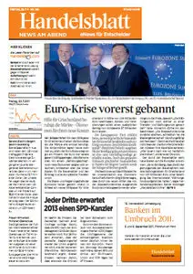 Handelsblatt News am Abend vom 22.07.2011