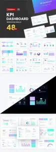 KPI Dashboard Outline PowerPoint Template