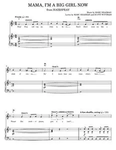 Mama, I'm A Big Girl Now - Hairspray Musical, Marc Shaiman (Piano Vocal)