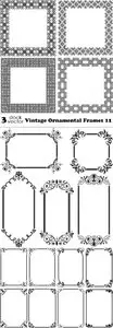 Vectors - Vintage Ornamental Frames 11