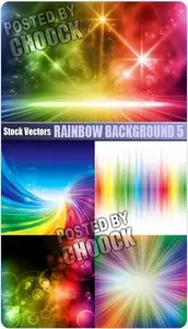 Rainbow background 5 - Stock Vector
