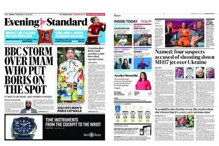 London Evening Standard – June 19, 2019