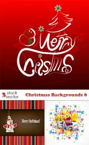Vectors - Christmas Backgrounds 8