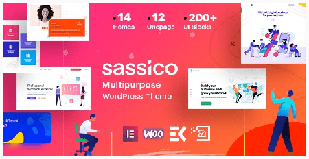 Sassico v3.2.5 - Multipurpose Saas Startup Agency WordPress Theme