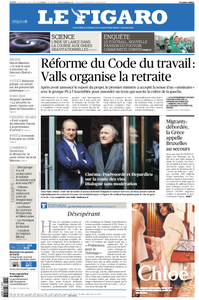 Le Figaro du Mercredi 2 Mars 2016