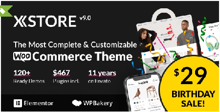 ThemeForest - XStore v9.0.1 - Multipurpose WooCommerce Theme - 15780546 - NULLED