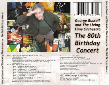 George Russell And The Living Time Orchestra - The 80th Birthday Concert (2005) [2CD]