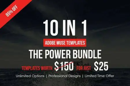 CreativeMarket - Adobe Muse Bundle - 10 Templates