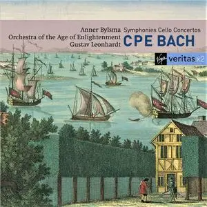 Gustav Leonhardt, Anner Bylsma, Orchestra of the Age of Enlightenment - C.P.E. Bach: Symphonies; Cello Concertos (2000)