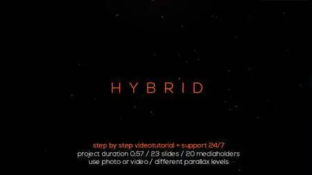 Hybrid Typo Opener - Project for After Effects (VideoHive)