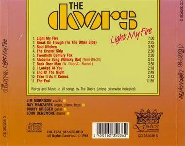 The Doors - Light My Fire (1988) {Reissue}