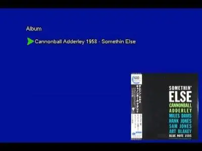 Cannonball Adderley - Somethin' Else (1958) [Vinyl Rip 16/44 & mp3-320 + DVD] Re-up