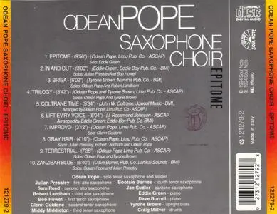 Odean Pope Saxophone Choir - Epitome (1993) {Soul Note 121279-2}