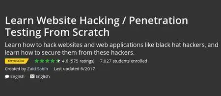 Udemy - Learn Website Hacking / Penetration Testing From Scratch