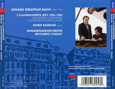 Ramin Bahrami, Riccardo Chailly, Gewandhausorchester ‎- Johann Sebastian Bach: 5 Klavierkonzerte, BWV 1052-1056 (2011)