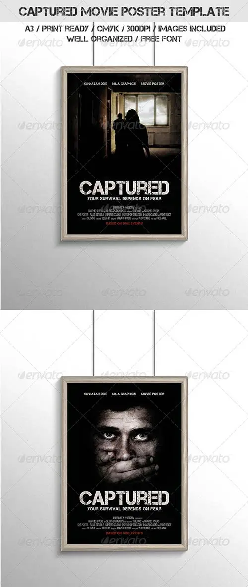 GraphicRiver Captured Movie Poster Template / AvaxHome