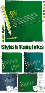 Stylish Business Templates Vector