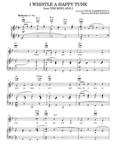 I Whistle A Happy Tune - Rodgers & Hammerstein, The King And I Musical (Piano-Vocal-Guitar)