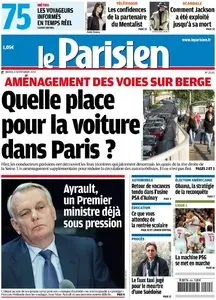 Le Parisien + Cahier Paris du Mardi 4 Septembre 2012