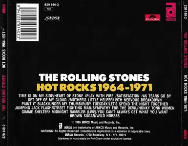 The Rolling Stones - Hot Rocks 1964-1971 (1971) [1986, ABKCO, 820 140-2]