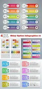 Vectors - Shiny Option Infographics 10