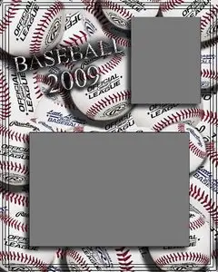 Baseball 2009 Photoshop Template [psd]