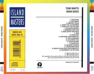 Tom Waits – Rain Dogs (1985)