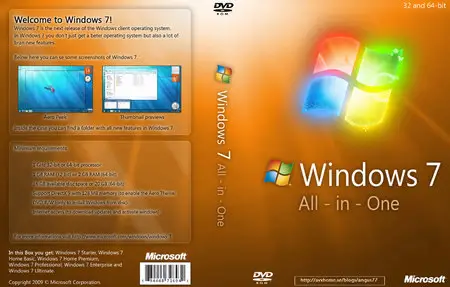 Microsoft Windows 7 AIO 24in1 OEM ESD en-US x86/x64 Pre-Activated July 2015