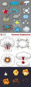 Vectors - Cartoon Explosions