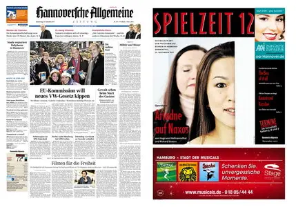 Hannoversche Allgemeine Zeitung - 24.11.2011