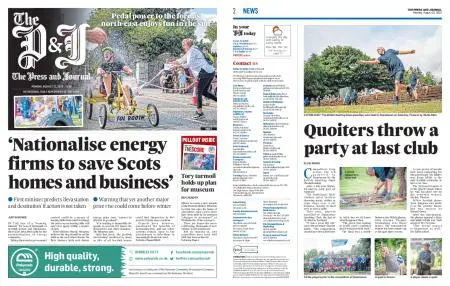 The Press and Journal Aberdeenshire – August 22, 2022