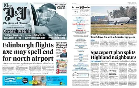 The Press and Journal Highlands and Islands – March 14, 2020