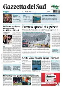 Gazzetta del Sud Reggio Calabria - 16 Marzo 2023