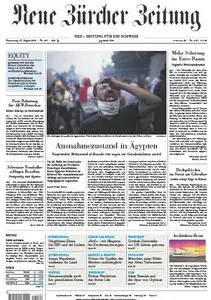 Neue Zürcher Zeitung vom 15 August 2013